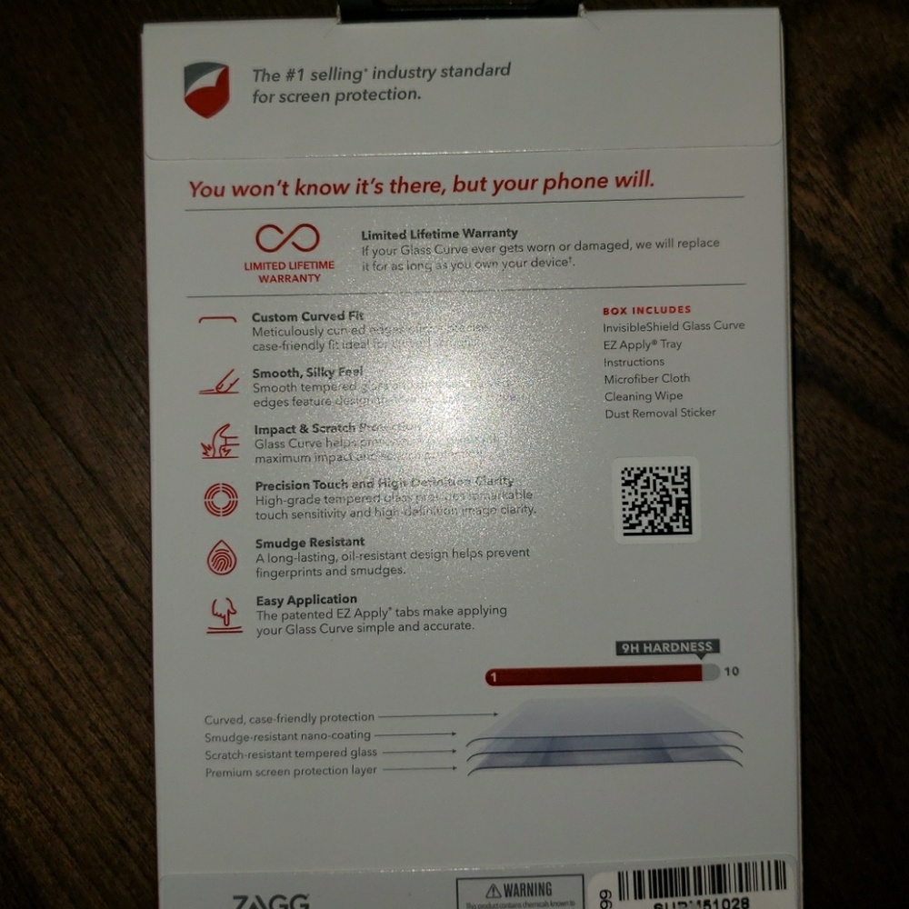NEW Invisible Shield G B ƁPlass Curve Screen Protector GALAZY Note 9 - Picture 2 of 4